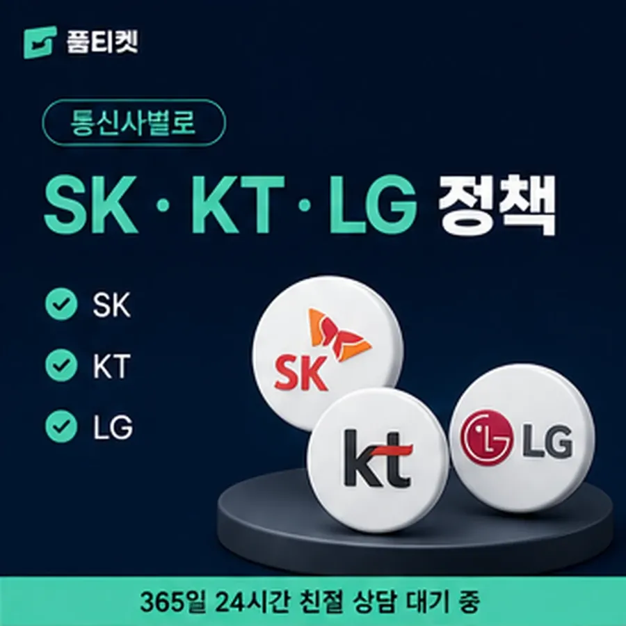 품티켓 sk 소액결제 미납 후기 고지와 안내 순서 안내 이미지